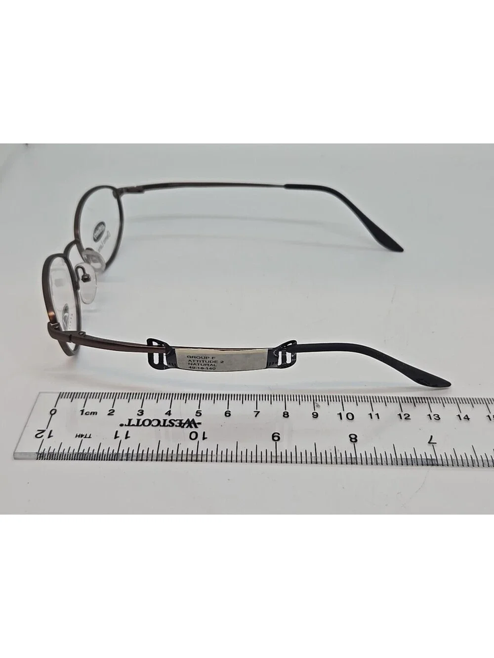 AO Safety Z87-2 Safety Eyeglasses ATTITUDE 2 w/ Spring Hinges - Copper 49/18/140